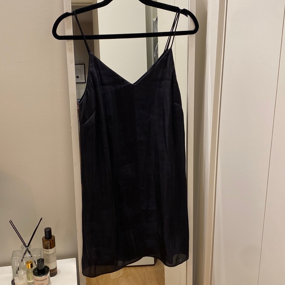 Shiny slip dress